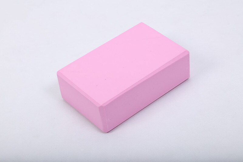 Exercise Fitness EVA Gym Training Yoga Blocks Foam Bolster Pillow Cushion: Pink