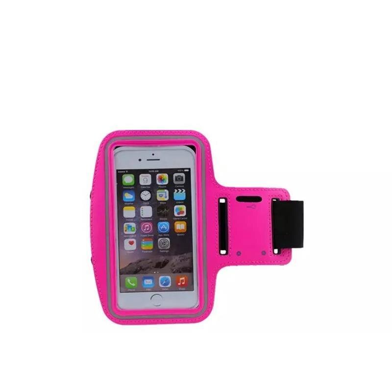 Brazalete Deportivo Universal resistente al agua, soporte para teléfono móvil de 5,5 pulgadas, para correr, Samsung, Huawei, xiaomi, iPhone, Brazalete Deportivo: Rose