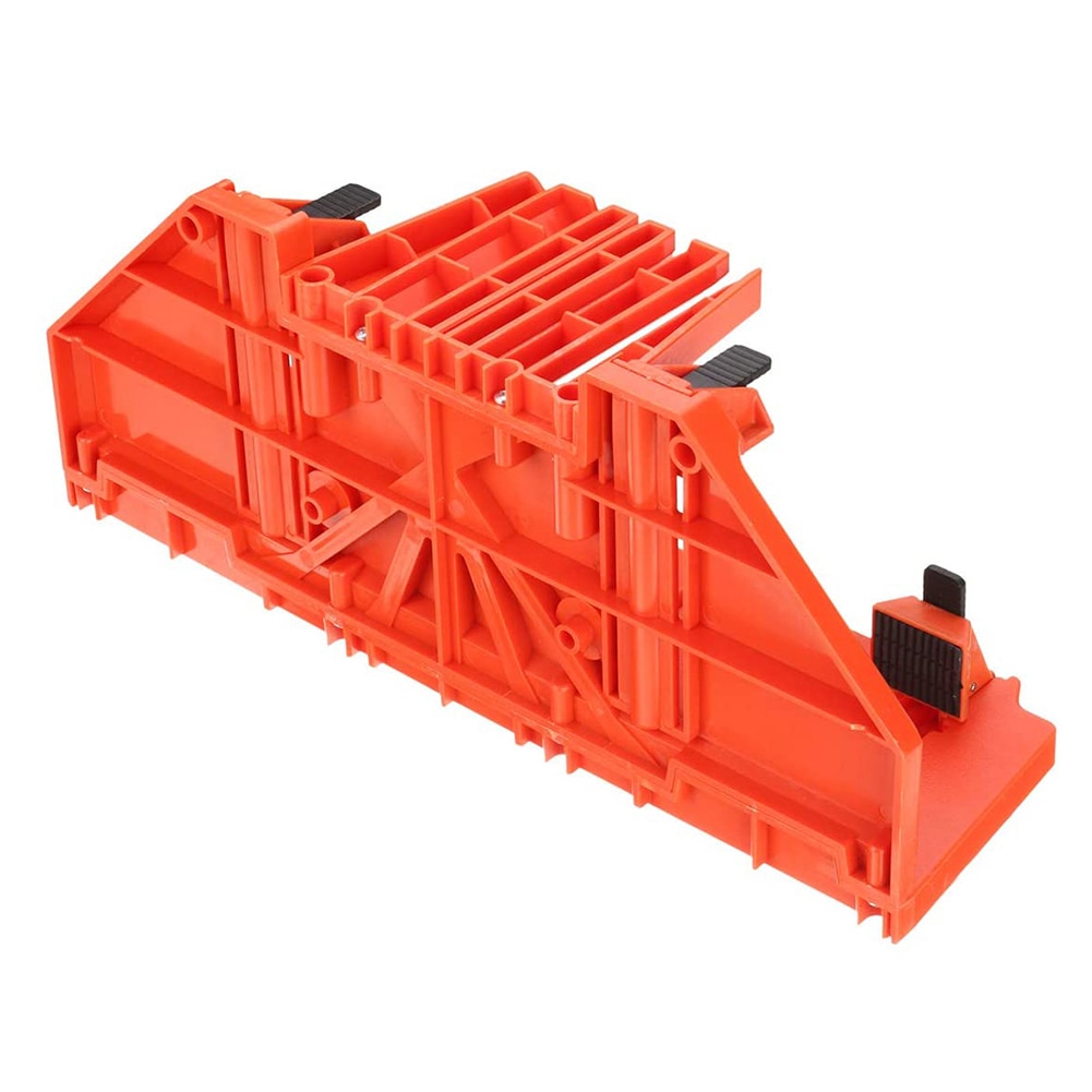 Adjustable Wood Cutting Clamping Miter Saw Box Woodworking Back Saw 0/22.5/45/90 Degree Clamping Mitre Box Cabinet Case Cutting