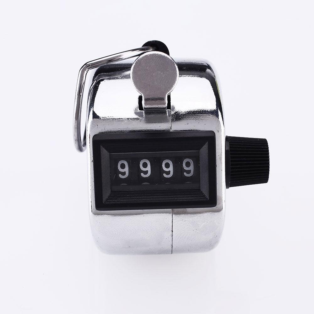 Portable with Light 4 Digit Number Golf Outdoors Mechanical Counter Buddha-Chanting Counter Home Counting Ring Counter