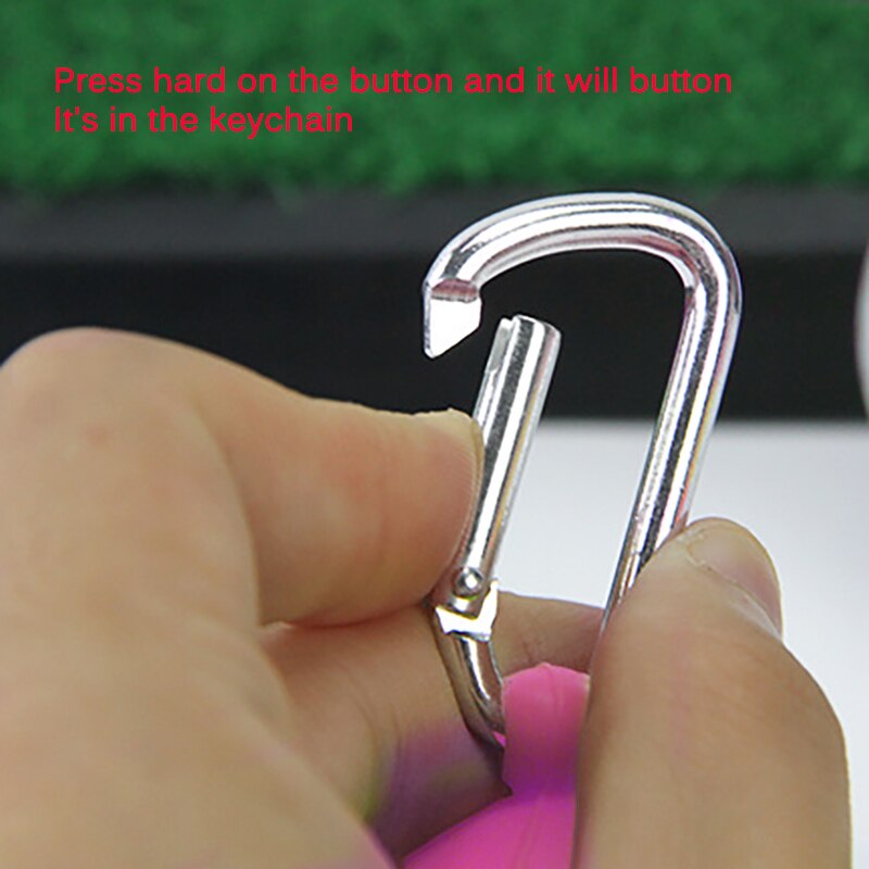 Silicone Golf Ball Cover Wear Resistant Protective Keyring Keychain Golf Accessories Supplies Lightweight Golf Ball Sleeve