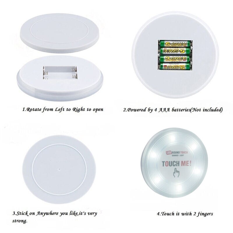 Ultra Heldere StickOn Led Touch Light Voor Closet... Grandado