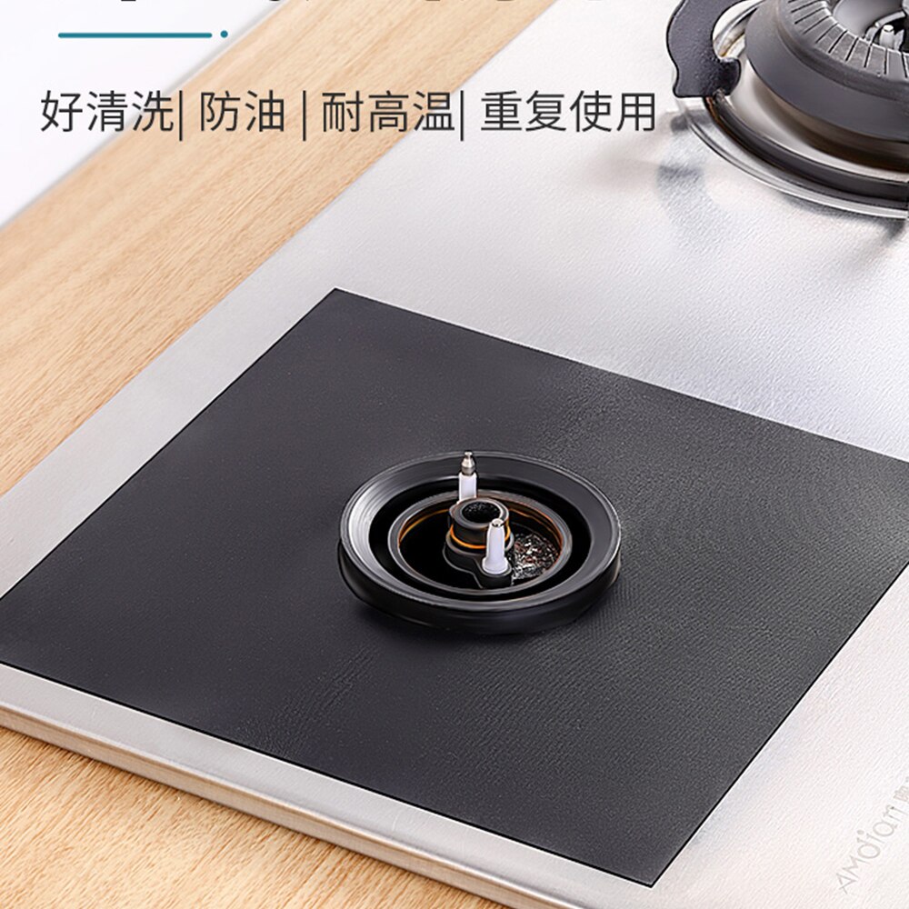Stove Protector Cover Liner Gas Stove Protector Gas Stove Stovetop Burner Protector Kitchen Accessories Mat Cooker Cover 2/4PCS