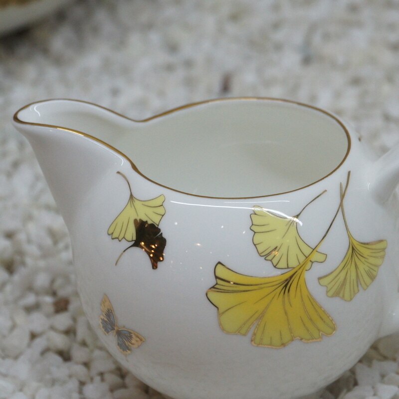 Benporslin keramisk mjölkbehållare mjölktank engelska kaffe mjölk kopp benporslin mjölk kopp svart te sockerskål  lo926431