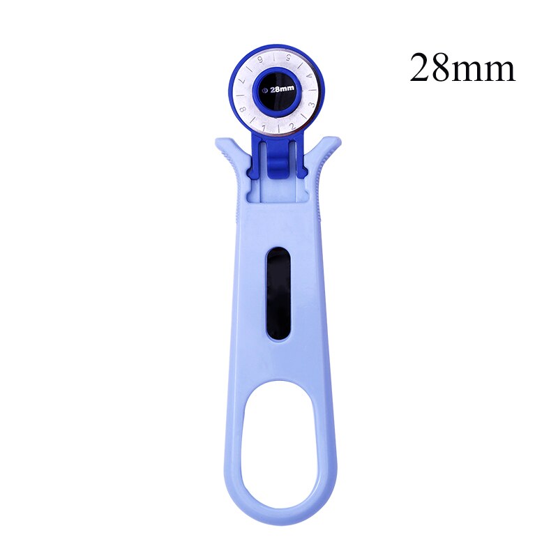 RORGETO 28/45mm Round Rotary Cutting Knife and Wordless Blades Leather Craft Stitching Roller Round Knife Cloth Cutting Knife: Type7