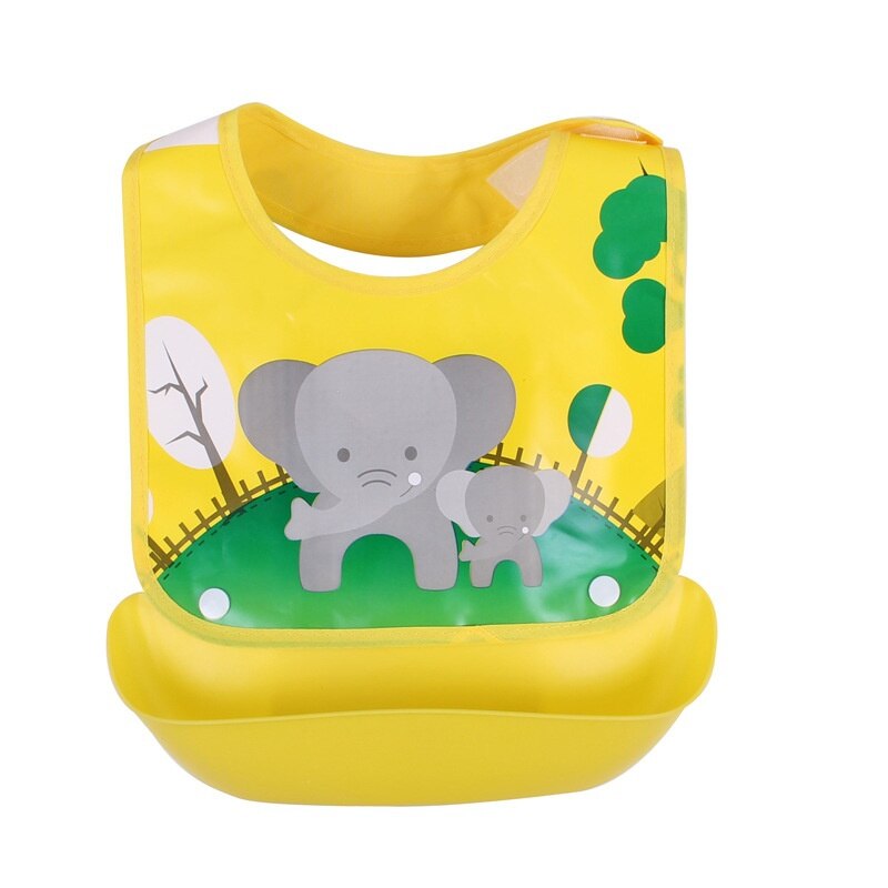 Afneembare Slabbers Waterdichte Baby Peuter Kids Schorten Bib Baby Speeksel Handdoeken Leuke Baby Cartoon Feeding Bib