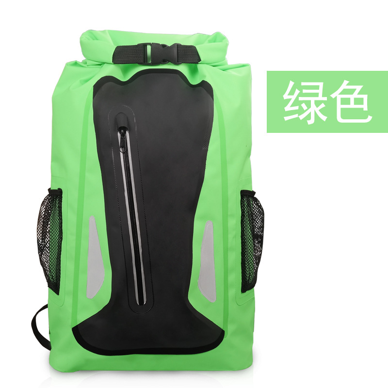 C339 a la deriva bolsa impermeable cubo nadar bolsa impermeable bolsa de malla de PVC bolsa impermeable bolsa de playa bolso de arriba paquete: green