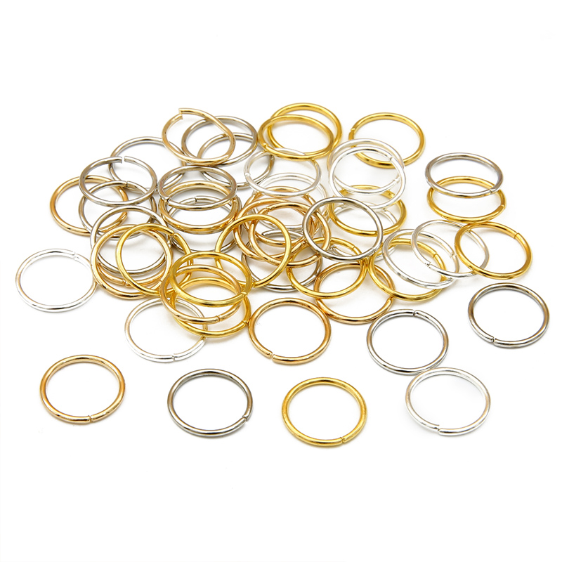 Anneaux de cheveux Dreadlocks 10-16mm, 10 à 50 pièces, accessoires Clips pour femmes, filles et enfants, perles de cheveux, tresses circulaires, style couleur or argent