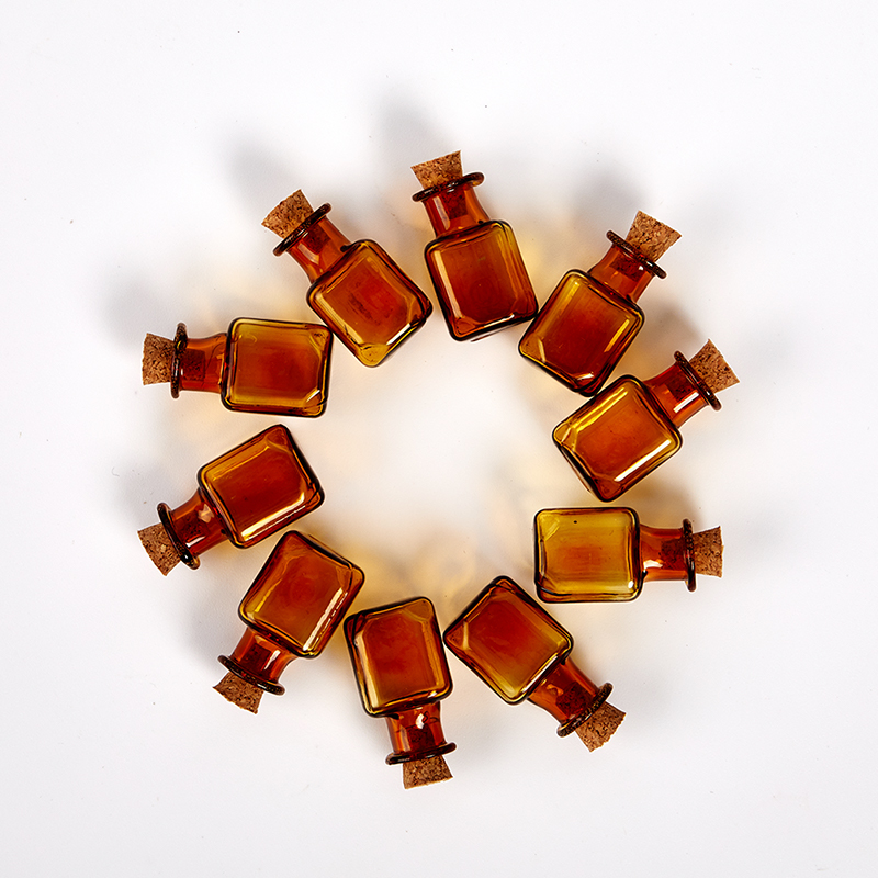 10Stck Mini Glas Flaschen Kleine Fläschchen Kork Glas Multi Nutzung Kork Glas Neue