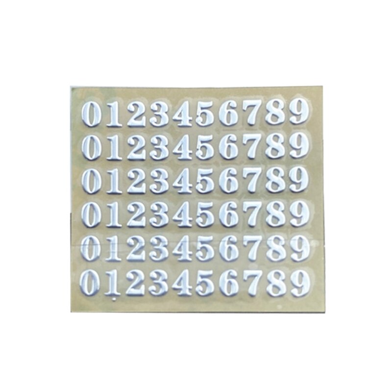 Gold/Silver Alphabet Glitter Epoxy Resin Metal Decorative Stickers English Letters Numbers UV Epoxy Resin Fillings Filler: 6