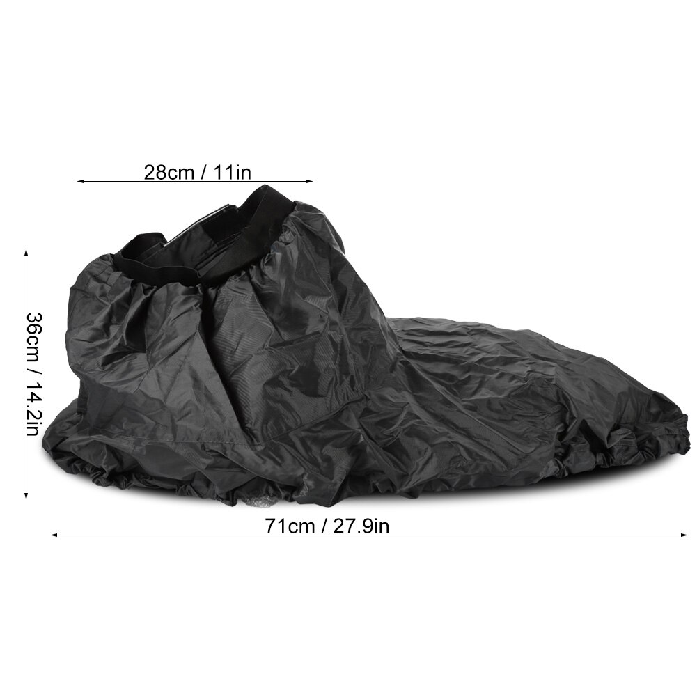 Universal justerbar nylon kajakk spray skjørt vanntett rivebestandighet og slitesterkt deksel vannsport tilbehør diverse kajakker