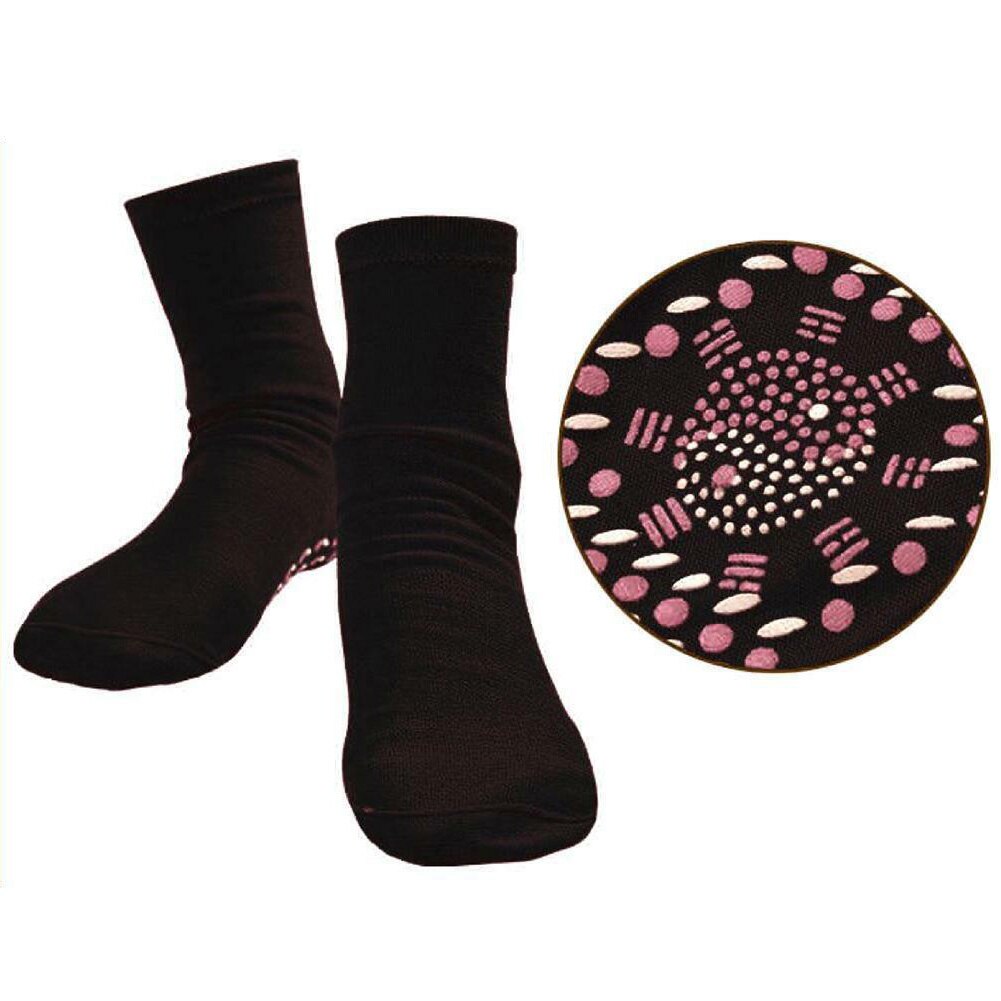 Stimuleren Magnetische Therapie Slijtvast Sport Gezondheidszorg Ontsmetten Foot Massage Volwassen Sokken Zelf Verwarming Wasbare Toermalijn