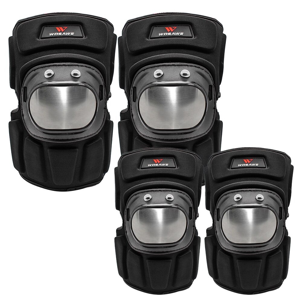 Rodillera soporte 1 par ciclismo rodillera MTB bicicleta motocicleta deportes al aire libre rodilleras protectores exteriores Protector de rodillas para deporte Gear: Elbow and knee pad