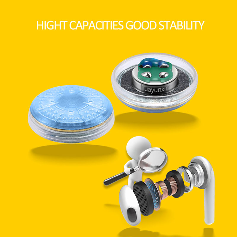 Huayunxin 2 STKS 15.4mm HIFI Platte hoofdtelefoon 80Ohm Sterke Magneet Subwoofer Moving Coil IEM Hoofdtelefoon Luidspreker Dynamische Driver Unit