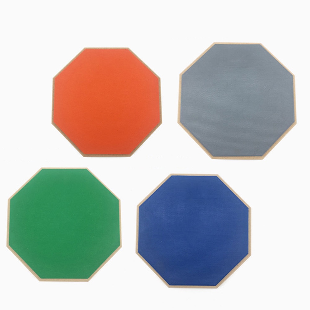 8in Rubber Wooden Dumb Drum Practice Training Drum Pad for Jazz Drums Exercise Percussion Instruments Accessories