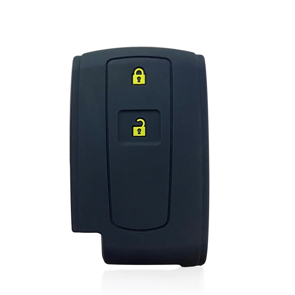 Til toyota prius passo avensis krone corolla verso silikone bil nøglebrik cover etui nøgle cover cap nøgle nøgleringe