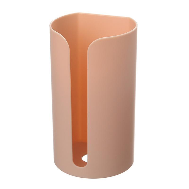 Vuilniszak Opbergdoos Wandmontage Vuilniszakken Houder Keuken Plastic Zak Container Badkamer Vuilniszak Dispenser Organizer: Rood