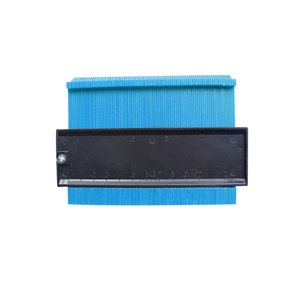 Contour Measuring Device Profiling Ruler Tough Durable High Strength Used To Shape Irregular Items Tool 1 Pcs: 5 inch blue