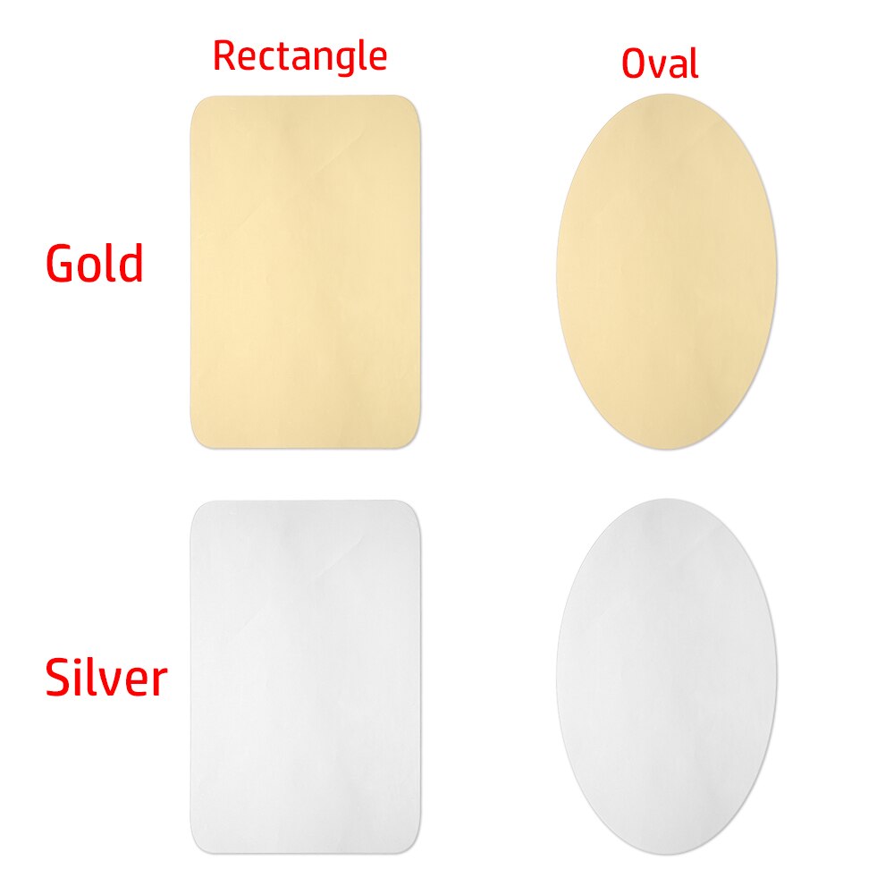 Self-adhesive Acrylic Mirror Wall Stickers Oval Rectangle Reflective Glass Decals Bathroom Dedroom Decoration