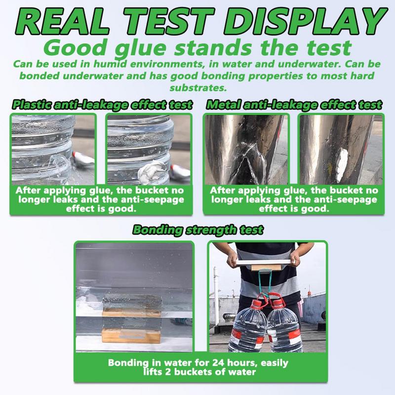 Aquariumkit 60 ml Aquariumapparatuur Afdichtmiddel Waterdichte lijmkit voor het repareren van lekken Sterke hechting onder water