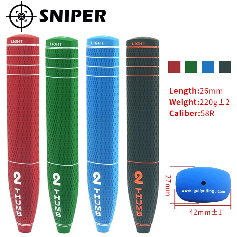 Golf Grips 2 Duim Golf Putter Grips 4 Kleuren Standaard Formaat Met 4 Kleuren 1 Pcs Putter Clubs Grips