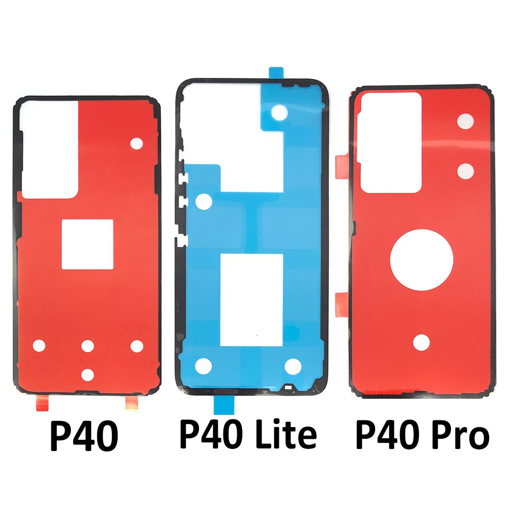 2 sztuk naklejki samoprzylepne powrót obudowa pokrywa baterii taśma klejąca do Huawei Honor 9 10 8X 30 20 20i Nova 3 6 P30 P40 P10 P20 Lite Pro