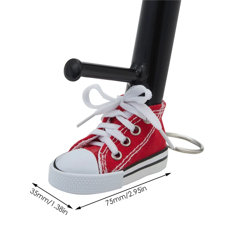 1pc Motorcycle Stand Leuke Mini Canvas Schoenen Zijstandaard Fietsstandaard Stand Pad Motorcycle beenbrace