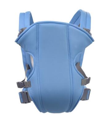 Mochila canguro para bebé, portabebés ergonómico, transpirable, cómoda, ajustable: Azul cielo
