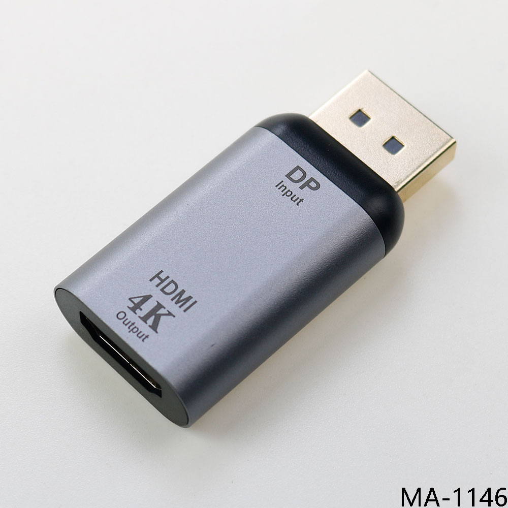 1 Stück Mini DP 1.2 auf HDMI 2.0 Videoadapter 4K@60Hz DisplayPort-Adapter für PC Laptop Projektor Monitor: Lila