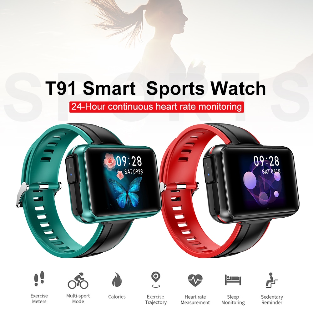 Smart Armband Lichaamstemperatuur Fitness Tracker Bloeddruk Waterdichte Sport Slimme Band Sport Mannen Vrouwen Band