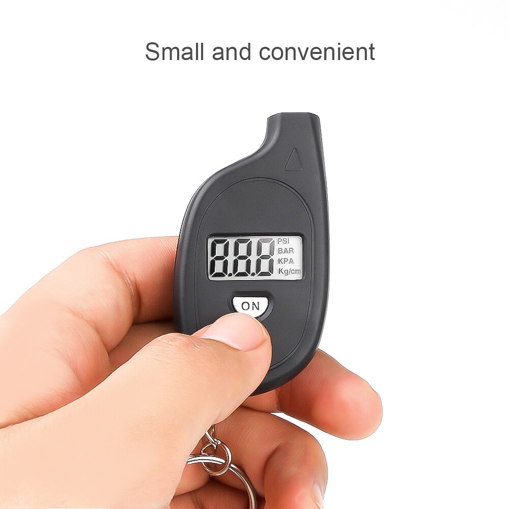 Digital Car Tire Tyre Air Pressure Gauge Meter LCD Display Manometer Barometers Tester for Car Truck Motorcycle Bike: mini
