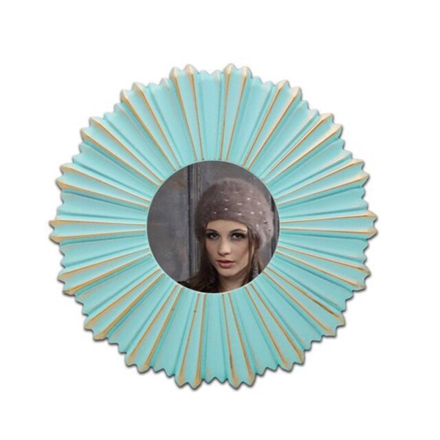 Miroir mural rond de 25cm, pour la maison, la salle de bain, la chambre à coucher, l'entrée, le magasin, l'hôtel, décoration artistique innovante de maquillage: 911-20
