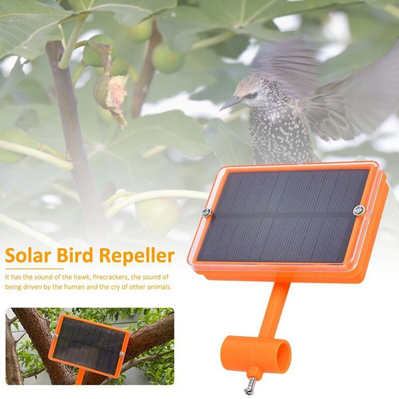 Ultrasonic Solar Animal Repellent Garden Bird Pest Repeller Driving Device for Outdoors