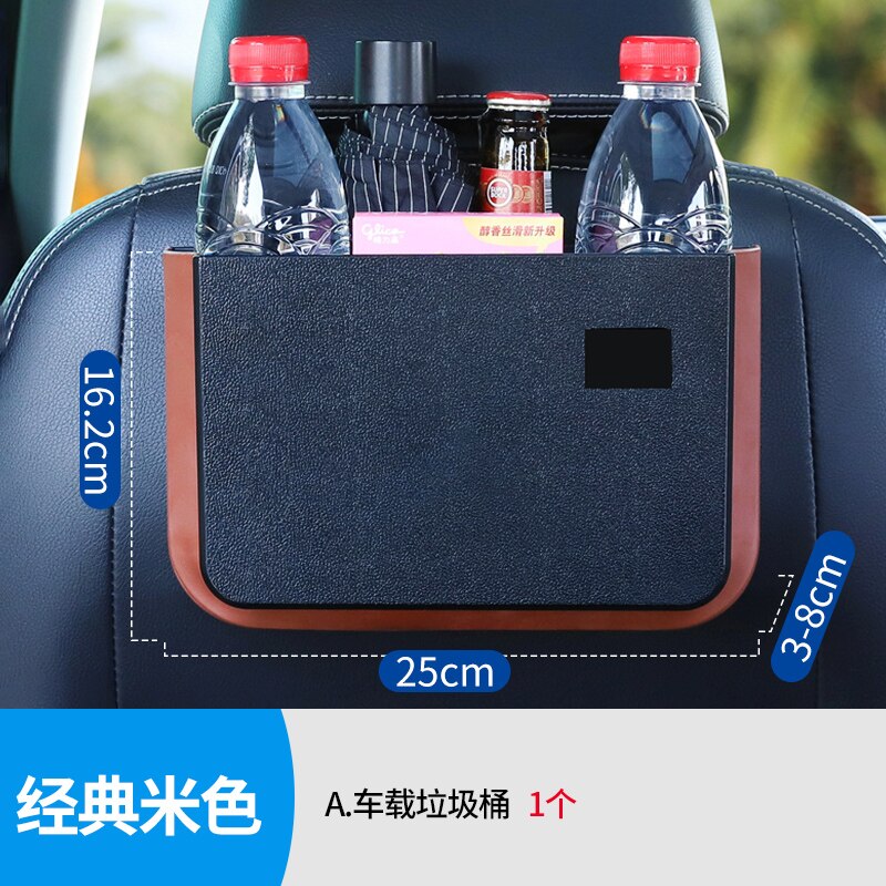 Plastic Mini Trash Bin Car Recycling Bedroom Luxury Bathroom Garbage Bin Hanging Home Lixeira Banheiro Cleaning Accessories: black