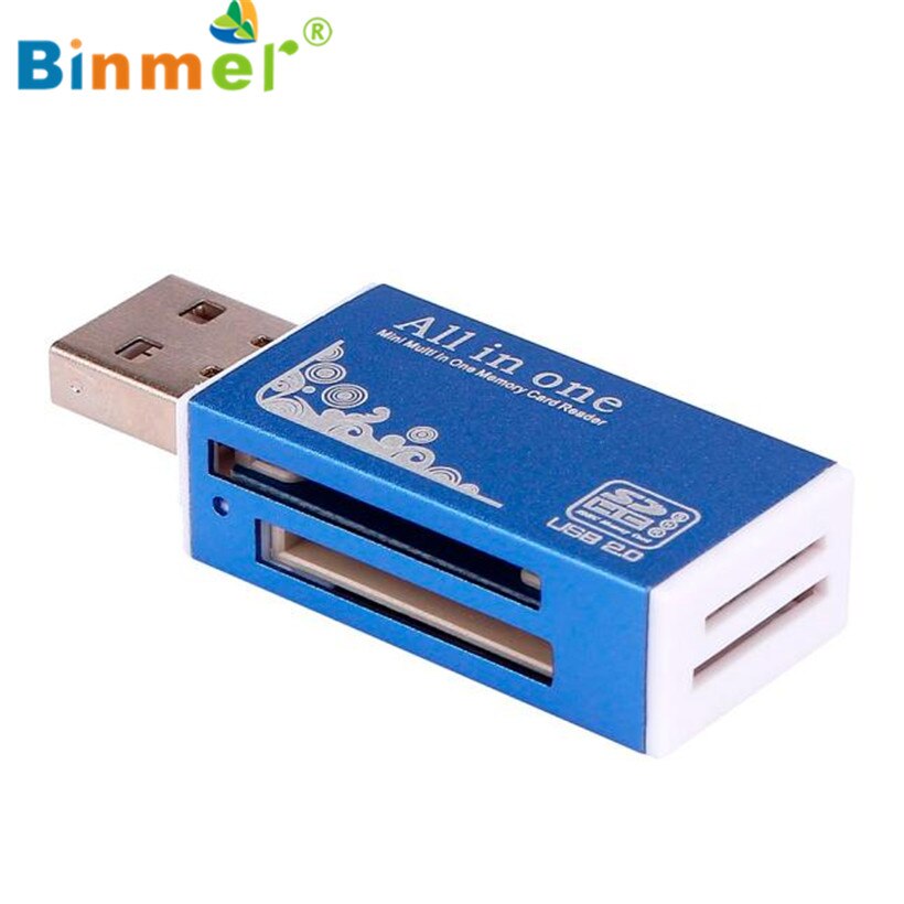 Advanced sd card reader memory stick pro duo USB 2.0 All in 1 Multi Memory Card Reader For Micro SD TF M2 MMC 1PC