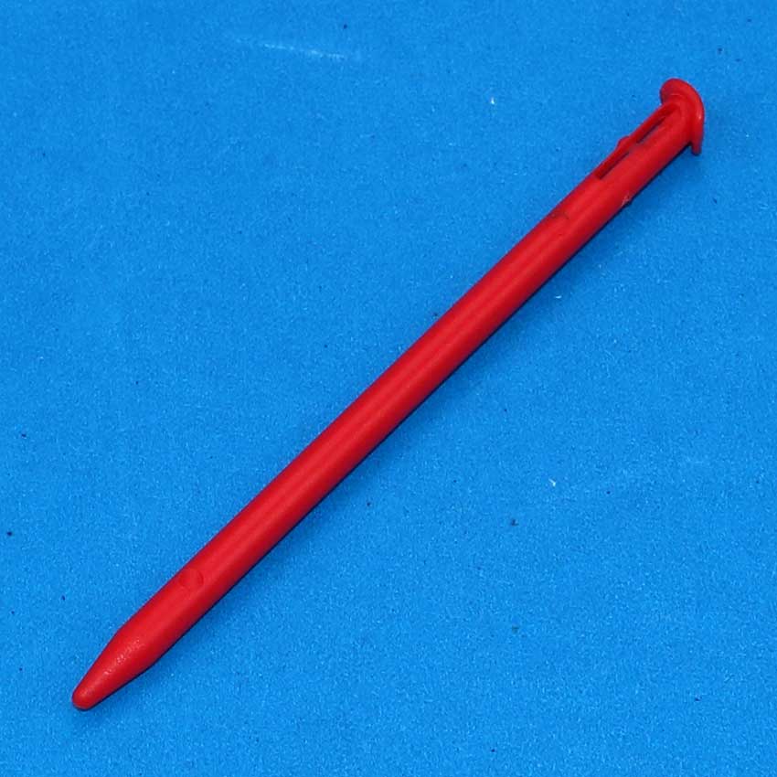 ChengHaoRan-lápiz óptico de plástico para pantalla táctil, Stylus de Metal N3DS, multicolor, para Nintendo 3DS: Plastic--red