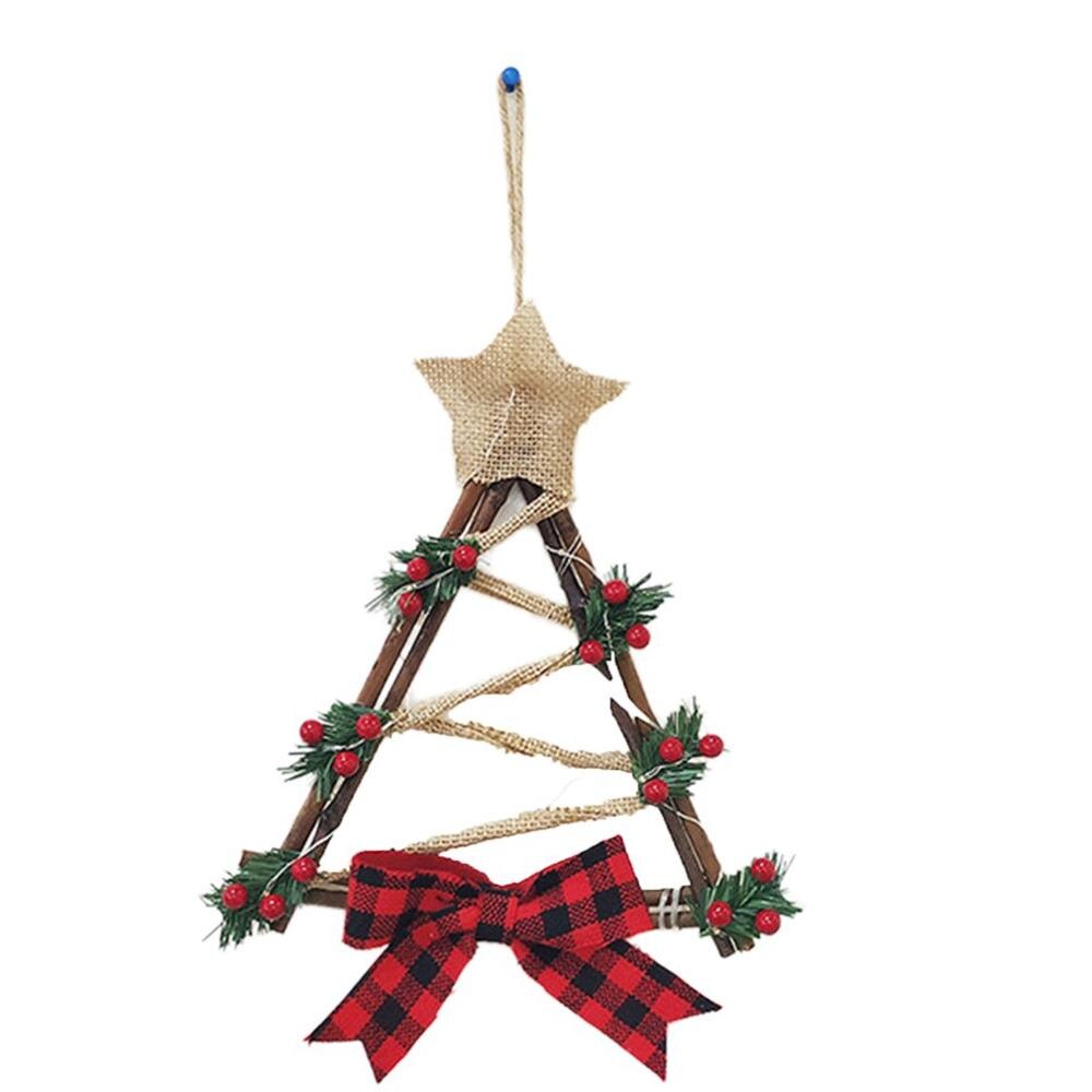 Christmas Wreath LED Wreath Pendant Wall Hanging F... – Grandado