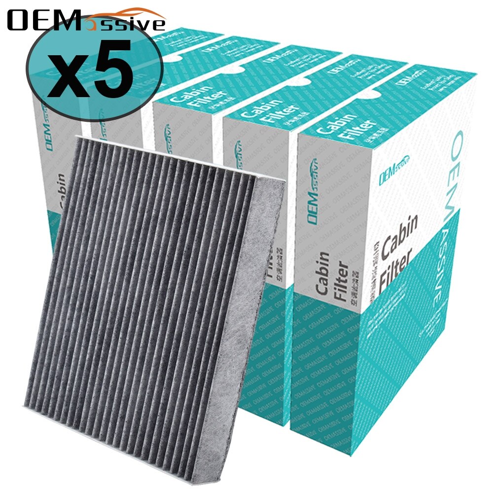 5x Auto Pollen Cabine Airconditioning Filter Actieve Kool Voor Ford Galaxy Mondeo Fusion S-Max Rand DG9H-18D483-BA 5256078