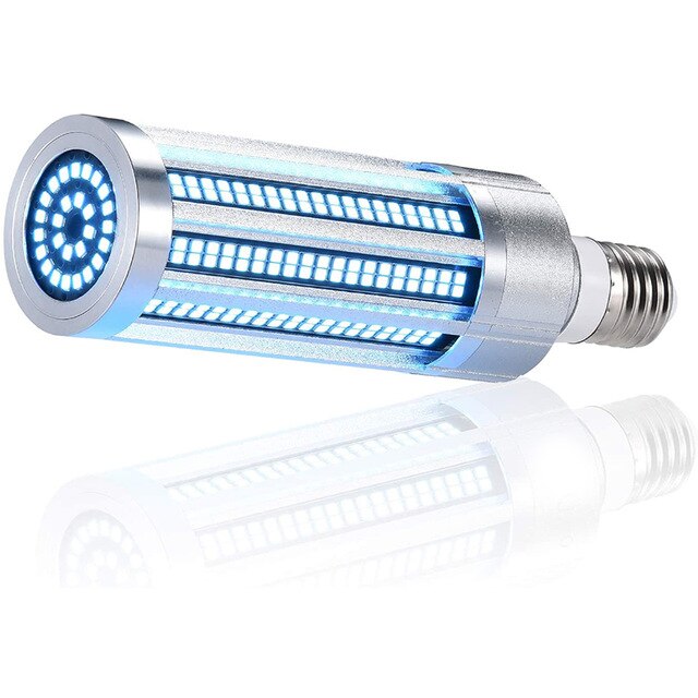LED Germicidal Lamp led corn bulb UVC Germicidal Light Bulb For Sterilization Disinfection Deodor kill Mites for Hospital Home: no remote