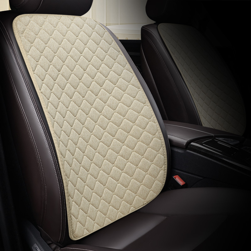 Breathable fabric fabric linen car seat cover Four Seasons General Motors seat cover cushion car seat protection pad car interio