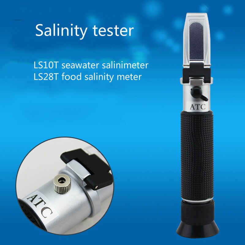 Salinometer. LS10T zeewater zoutgehalte meter, LS28T voedsel zoutgehalte meter.