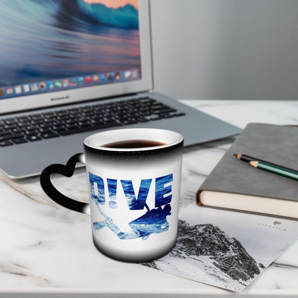 Plongée sous-marine café k mugs tasses en verre tazas ensemble maison jardin couple shiba inu jetable solo support donut amis