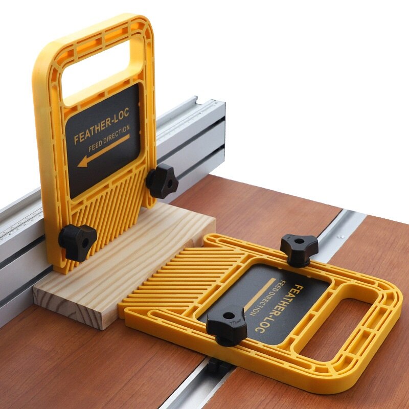Extended Feather Loc Board Set multi-function Woodworking Engraving Machine Double Featherboard Miter Gauge Slot DIY Tool: Default Title