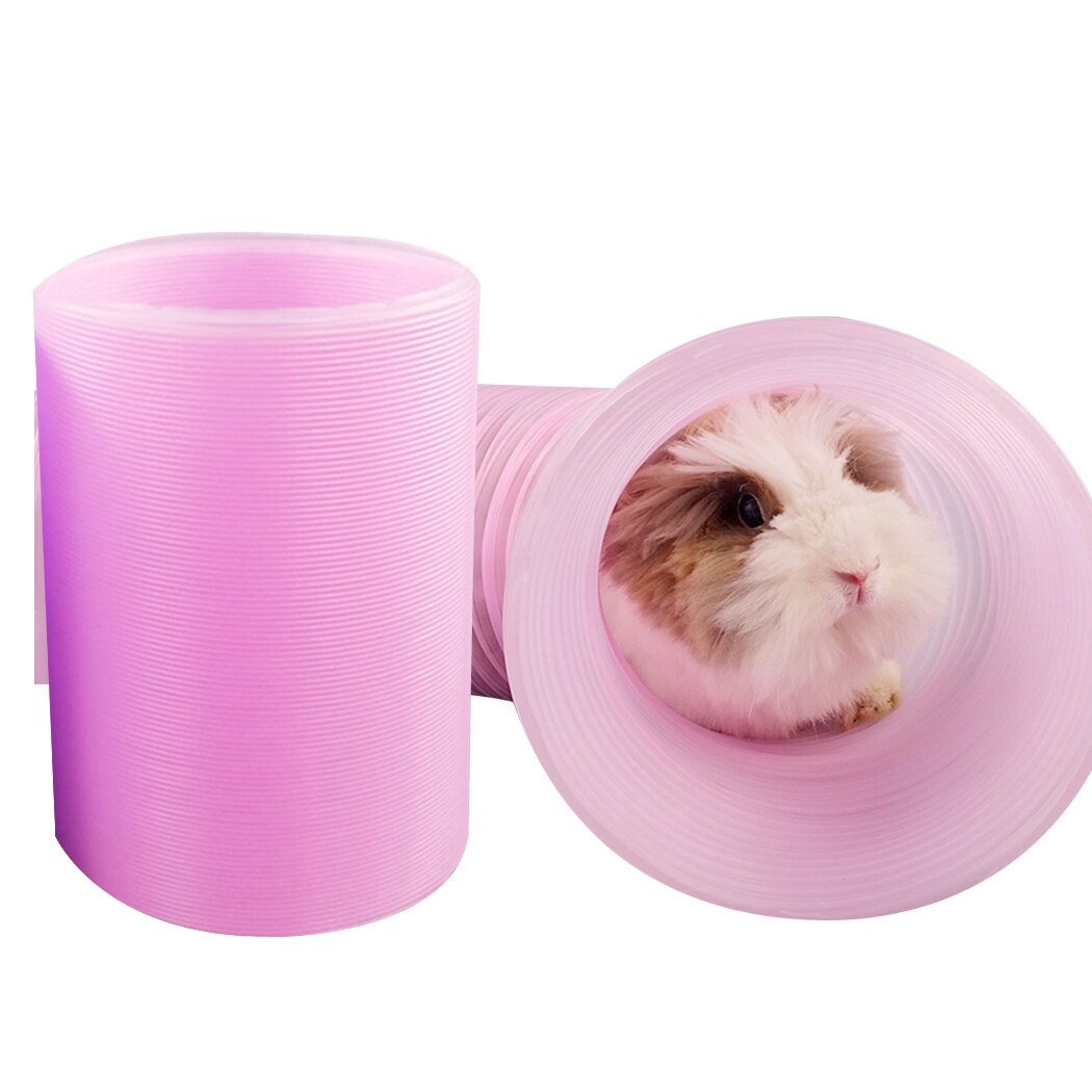 Kæledyr tunnel dejlig plast kanin tunnel kæledyr legetøj kanin ilder hamster marsvin hamster legetøj tunnel til lille kæledyr: 2