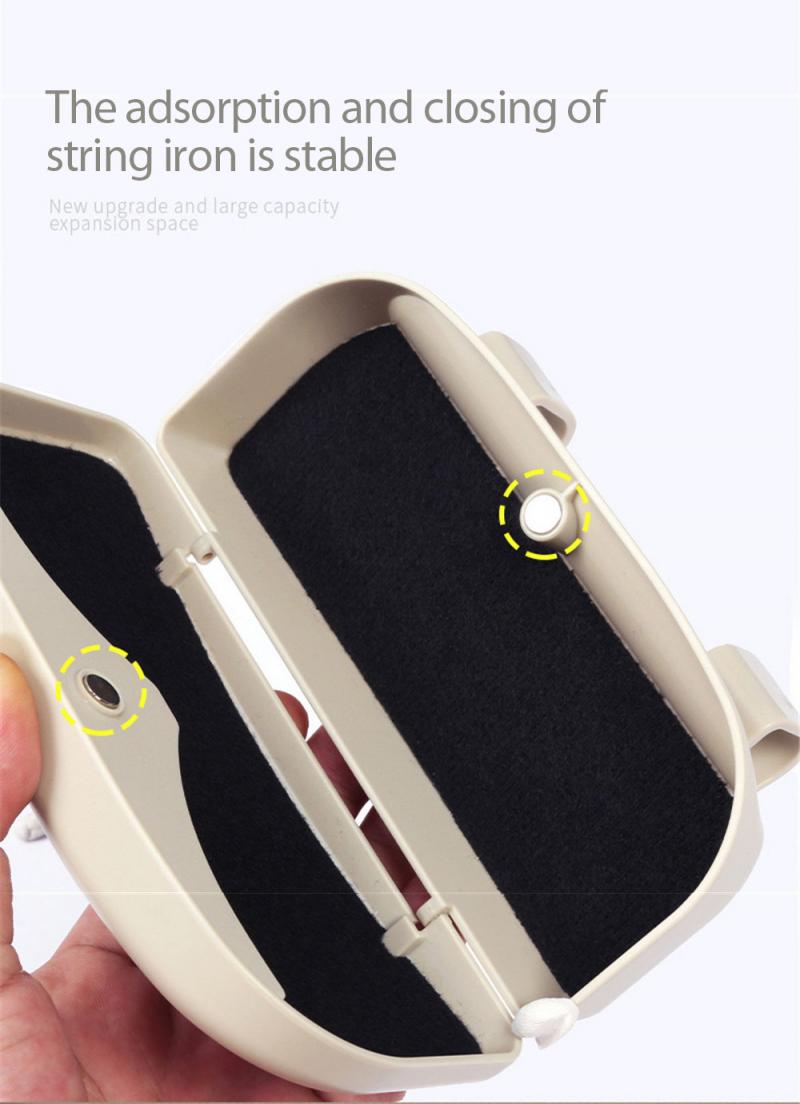 Funda Universal para gafas de sol, estuche para gafas de sol de coche, caja de almacenamiento para tarjetas, accesorios de Interior