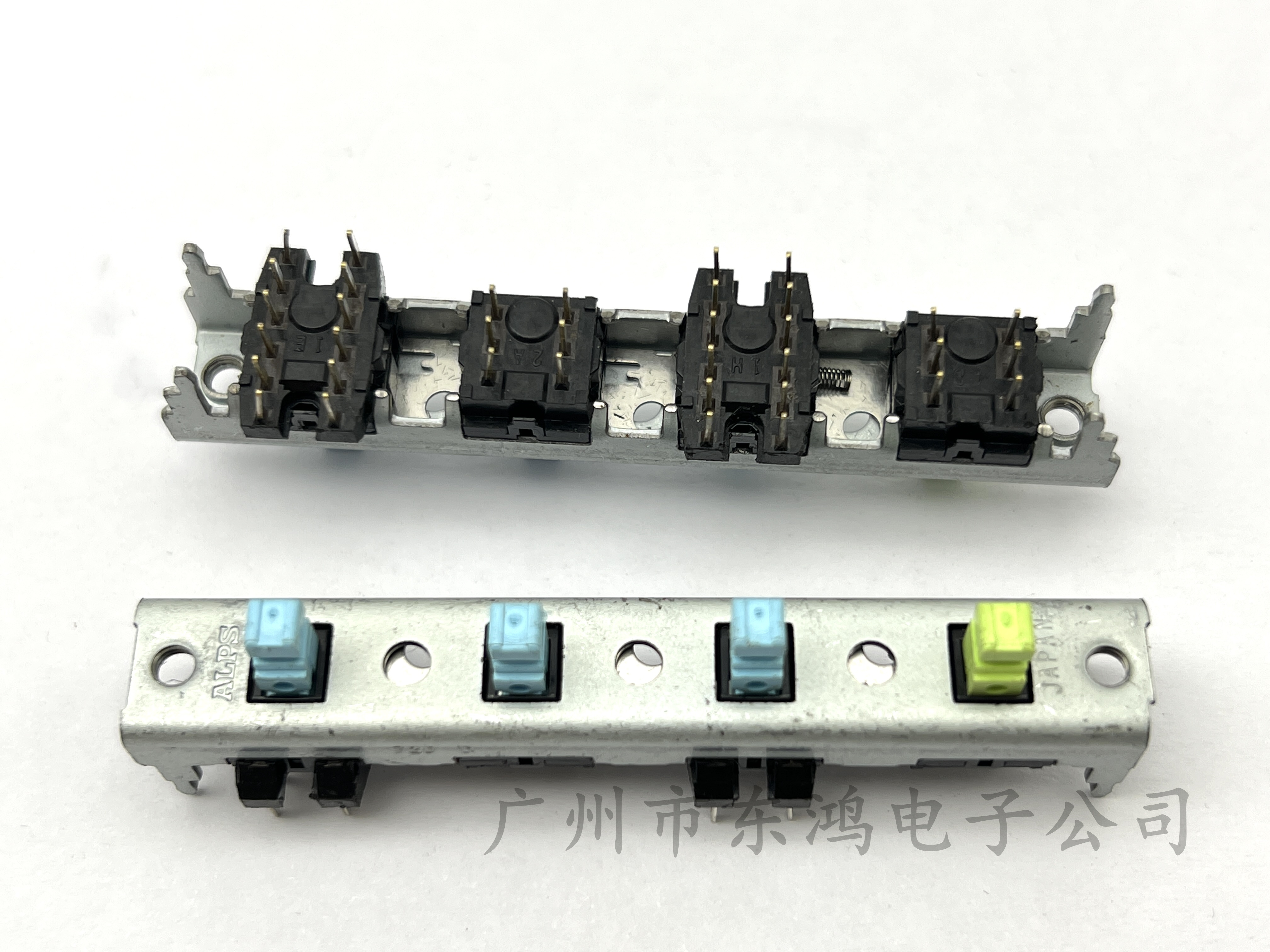 1 PCS brand alps imported from Japan Interlocking piano key switch 4 digits 6 pins 10 feet Self-locking button one reset 4 c