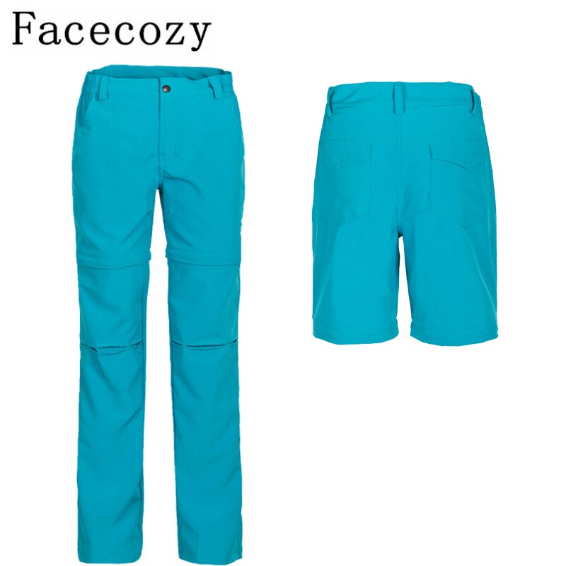 Facecozy dame vår sommer utendørs turbukser avtagbar sommer camping fiske shorts hurtigtørkende bukse dame