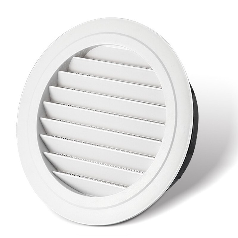 Couvercle de ventilation décoratif, grille de Ventilation ronde, sortie avec écran intégré pour mur, plafond, couvercle de ventilation, outil de cuisine: Marron