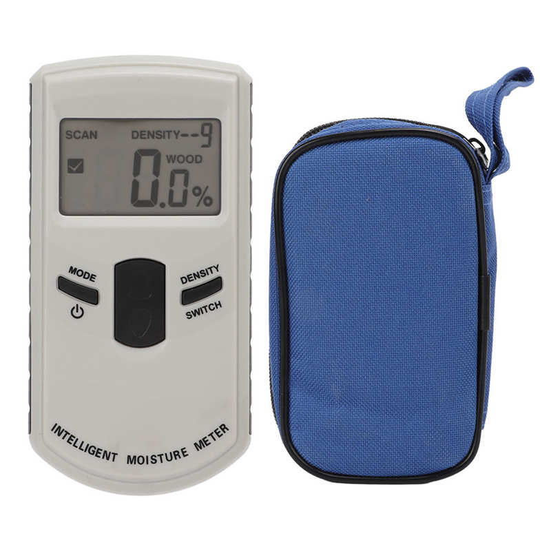 Wood Moisture Meter Fast Accurate Clear Display Humidity Meter Small Portable Humidity Measuring Instrument for Woodware Paper