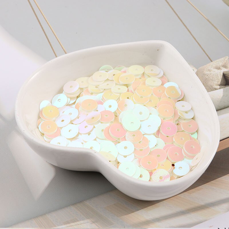 10 G/pak 4Mm-6Mm Platte Ronde Ab Kleur Losse Pailletten Pailetten Naaien Craft Diy Accessoires Voor Kleding lentejuelas Para Coser